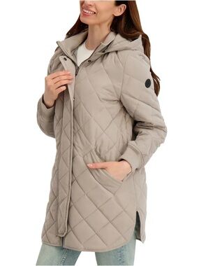 Kensie Women's Microfiber Car Coat